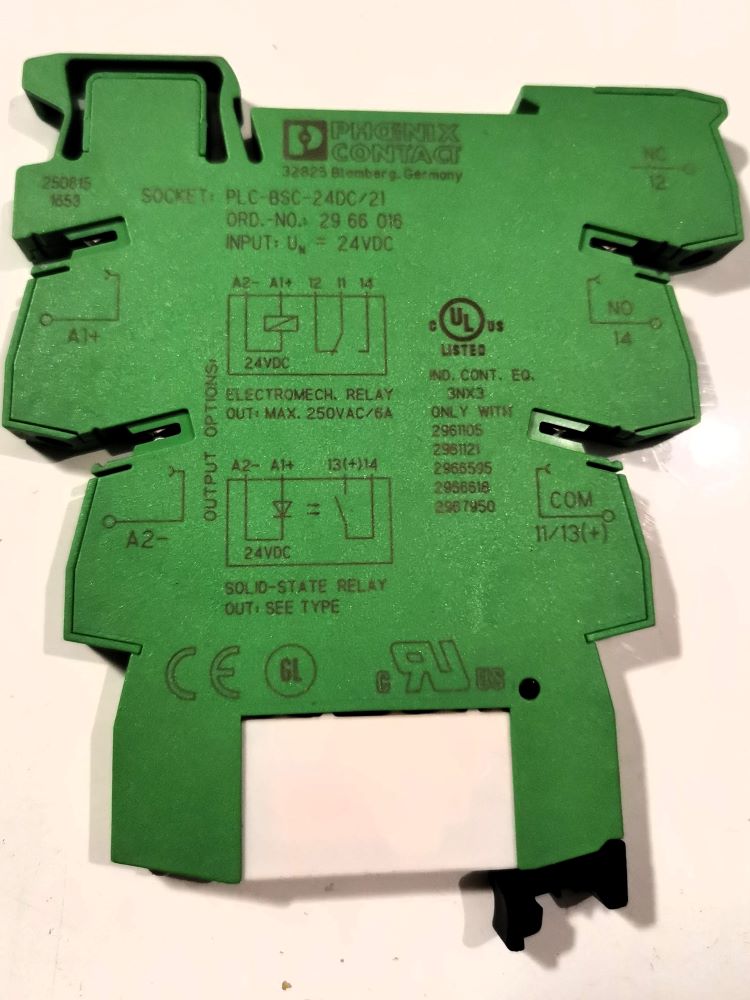 Релейный блок  PLC-BSC-24DC/21, 24VDC, solid state, Phoenix Contact