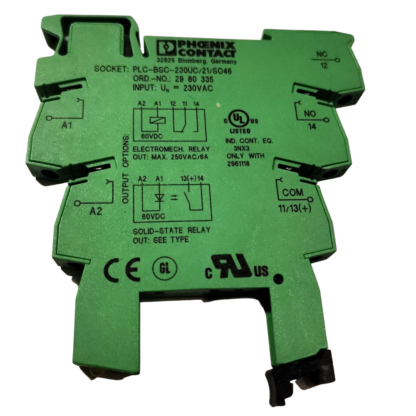 Интерфейсный клеммный модуль PLC-BSC-230UC/21/SO46, 230VAC