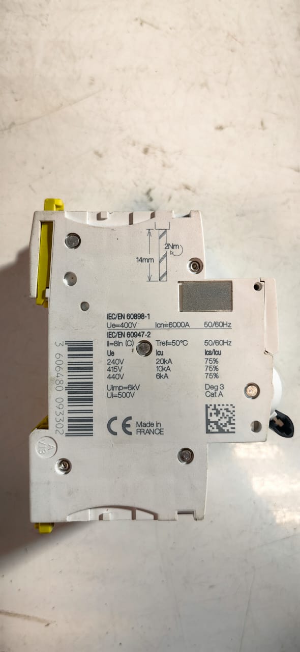 Выключатель автоматический 3P 6A (C), Schneider Electric, , A9F79306