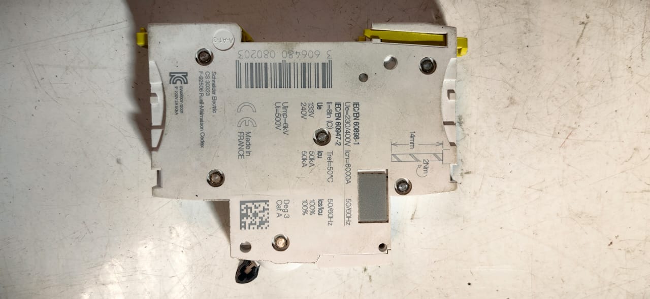 Выключатель автоматический Schneider Acti9 iC60N - С2А