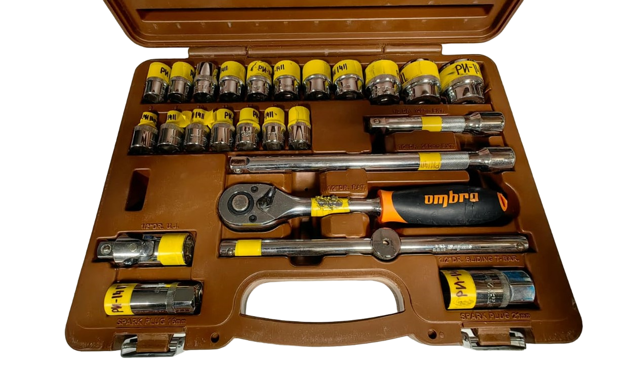 Набор головок Ombra  1/2" DR 25 предметов 911225 б/у