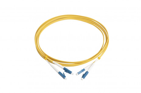 Патч-корд волоконно-оптический FC-9 Hyperline FC-D2-9-LC/UR-LC/UR-H-3M-LSZH-YL